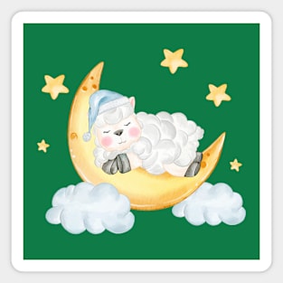 Sheep Sleeping Cloud Magnet